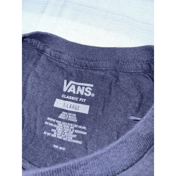 Vans Tee Men's XL Graphic T-Shirt Off The Wall Scorpion Venomous Navy Crewneck - Picture 4 of 6